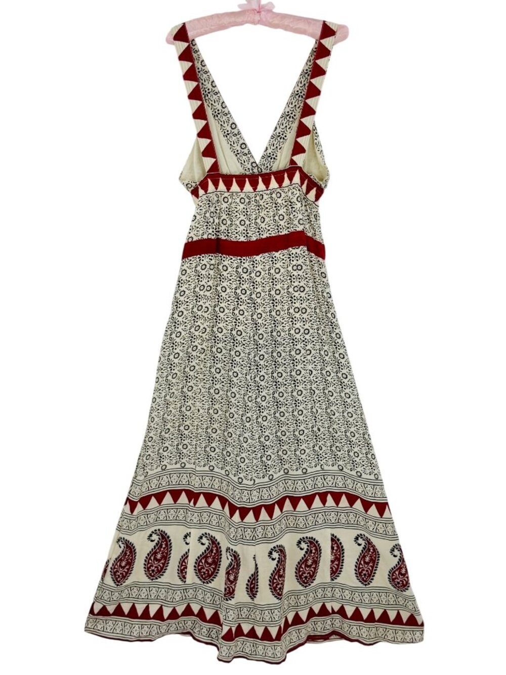 NWOT RARE Jen’s Pirate Booty Paisley Deep V Maxi Dress | Boho Southwestern Indie - Picture 6 of 16